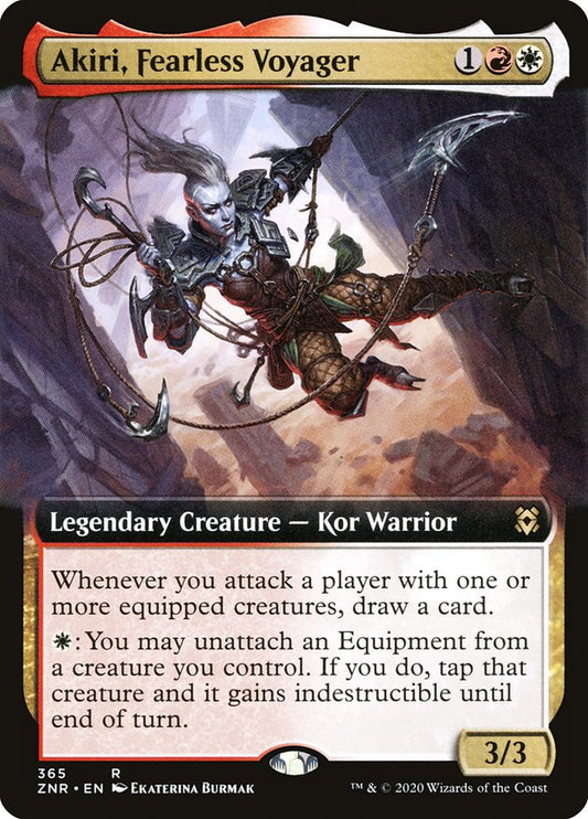 Akiri, Fearless Voyager (Extended Art) [Zendikar Rising]