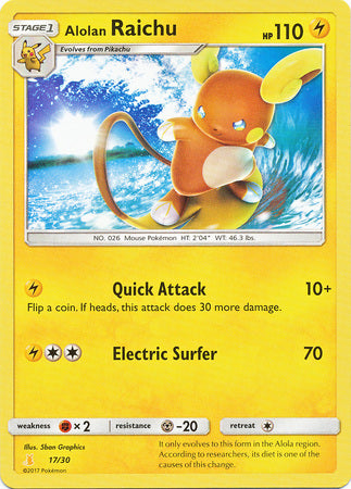 Alolan Raichu (17/30) [Sun & Moon: Trainer Kit - Alolan Raichu]