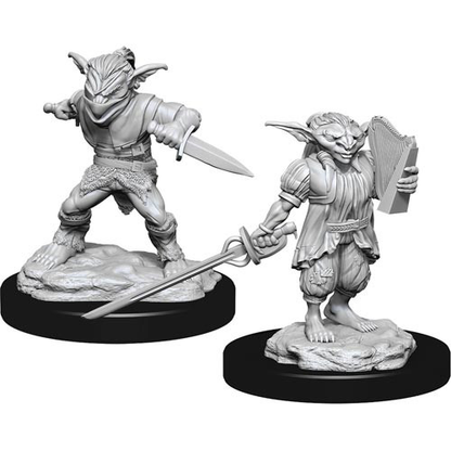 D&D Unpainted - Goblin Rogue & Goblin Bard