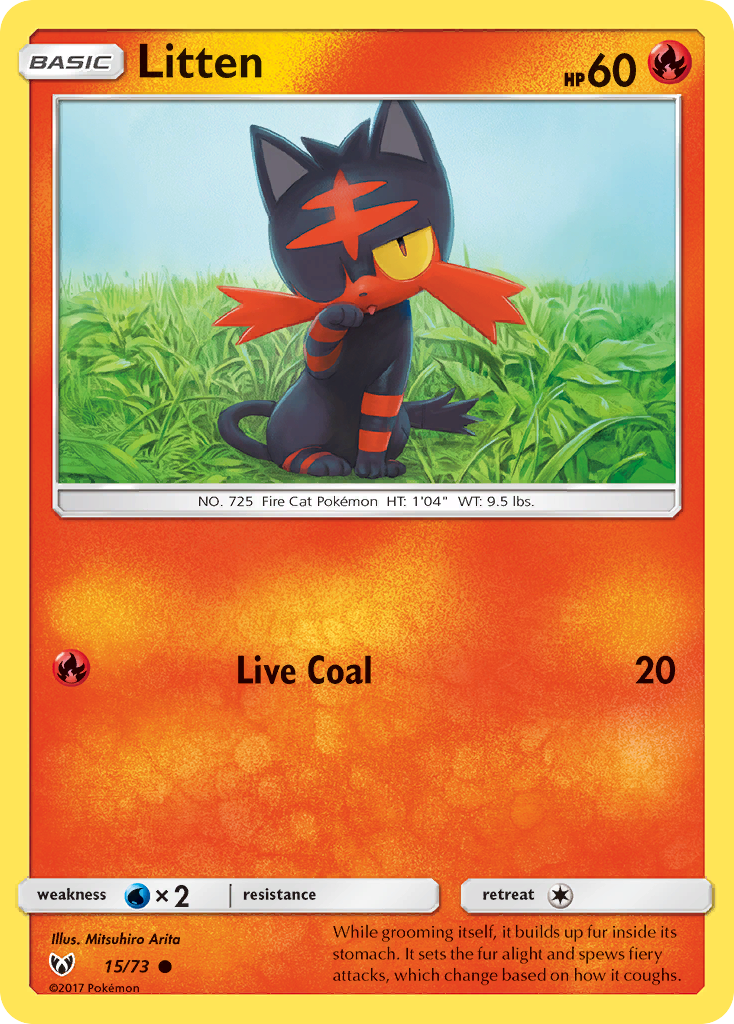 Litten (15/73) [Sun & Moon: Shining Legends]