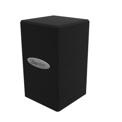 UP Satin Tower Classic Deck Box Jet Black 100+