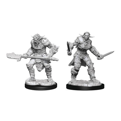 D&D Unpainted - Bugbear Barbarian & Bugbear Rogue