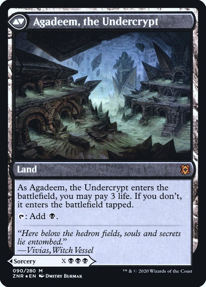 Agadeem's Awakening // Agadeem, the Undercrypt [Zendikar Rising Prerelease Promos]