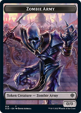 Zombie Army Double-Sided Token [Starter Commander Decks]