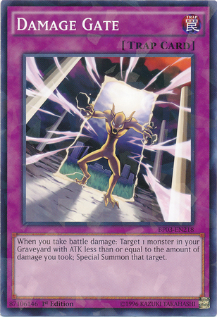 Damage Gate [BP03-EN218] Shatterfoil Rare