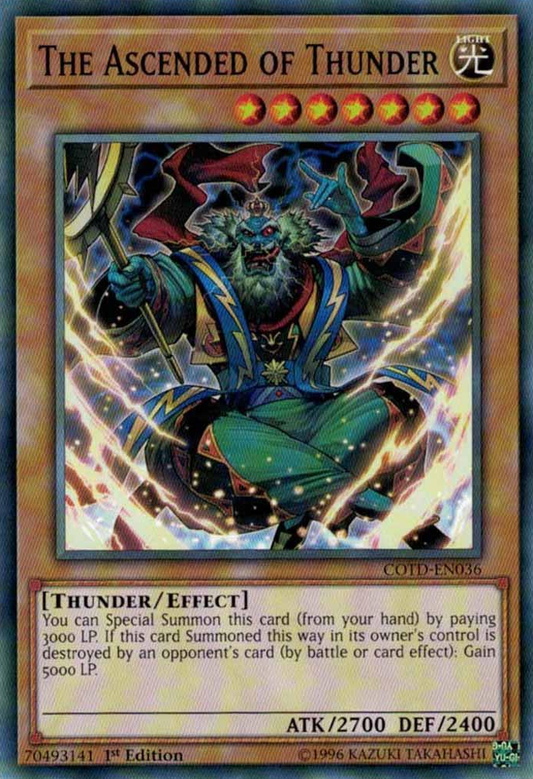 The Ascended of Thunder [COTD-EN036] Short Print