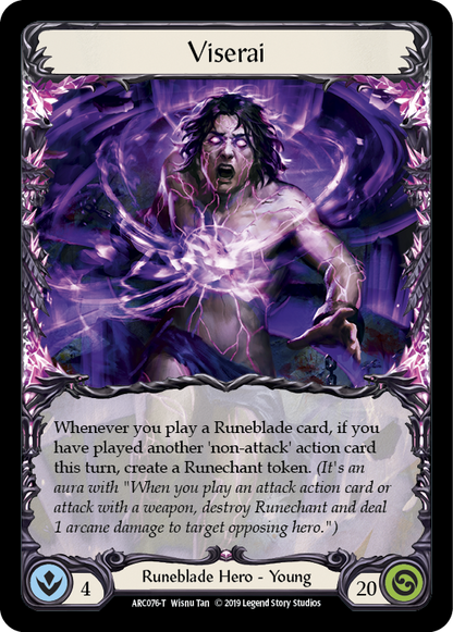 Viserai // Viserai, Rune Blood [ARC076-T // ARC075-T] (Arcane Rising)  1st Edition Normal