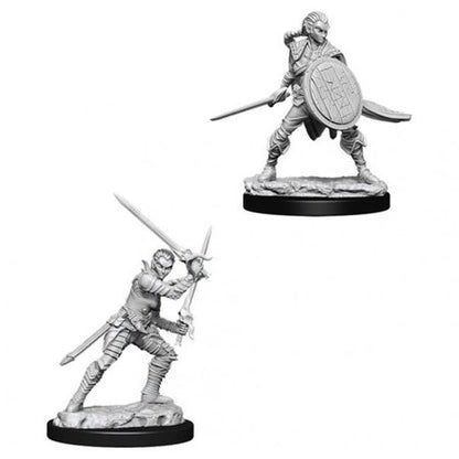 D&D Unpainted - Elf Fighter Female PF