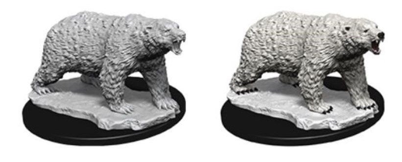 D&D Unpainted - Polar Bear