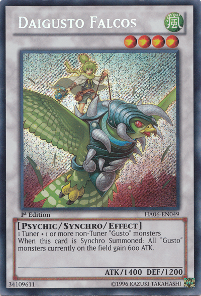 Daigusto Falcos [HA06-EN049] Secret Rare