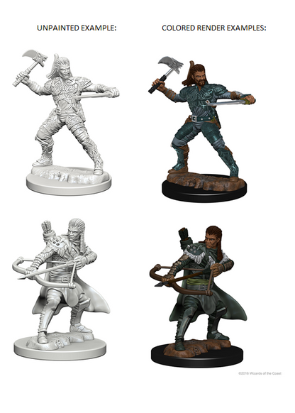 D&D Unpainted - Human Ranger Male