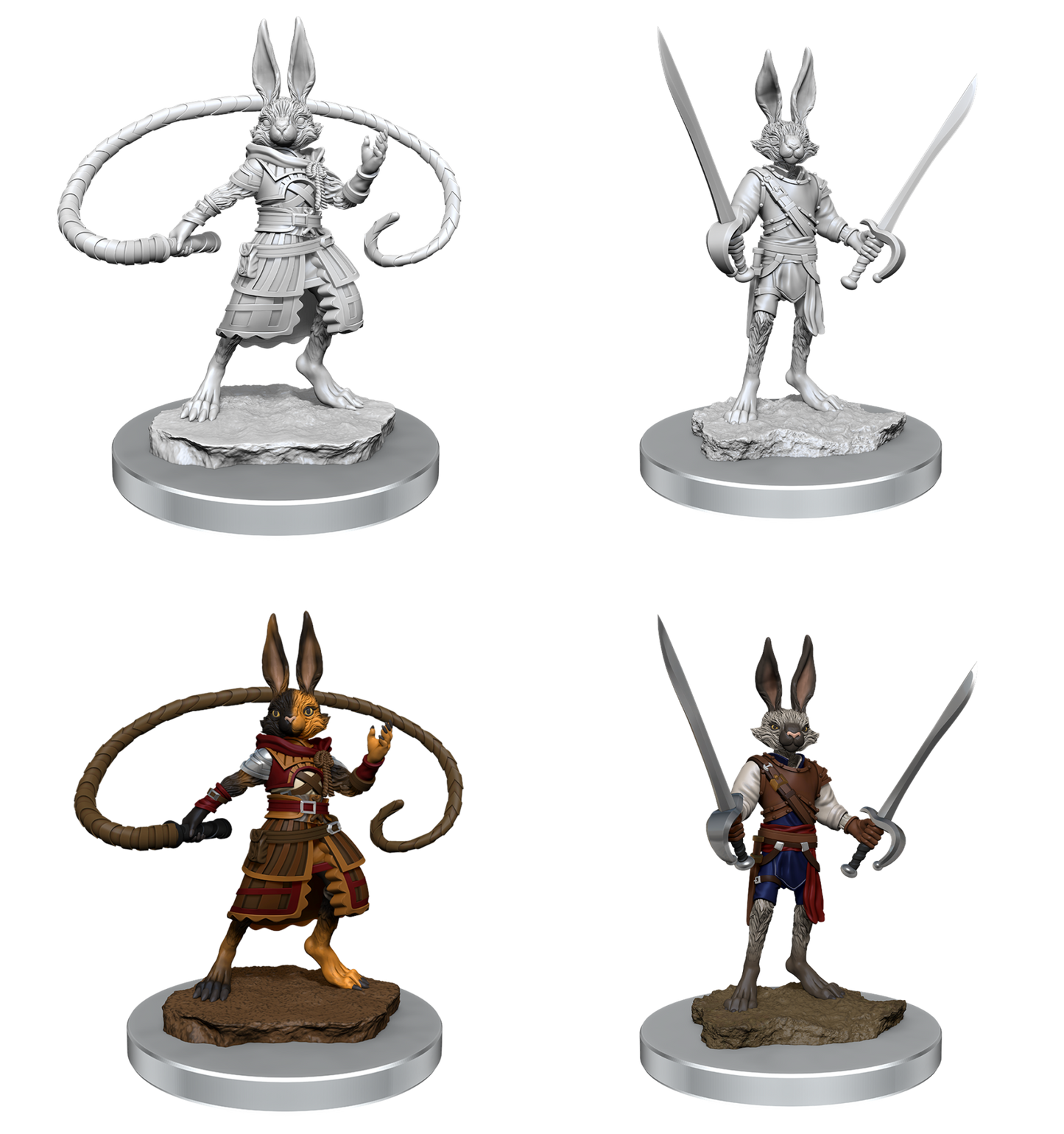 D&D Unpainted - Harengon Rogues