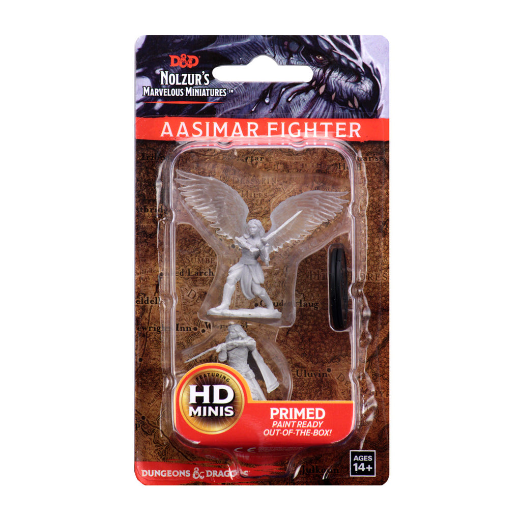 D&D Unpainted - Aasimar Fighter Female