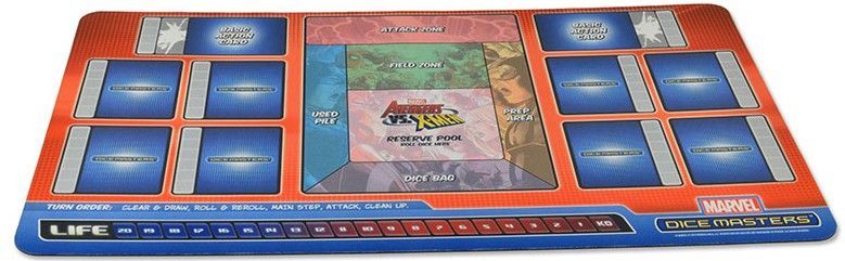 Wizkids Marvel Dice Masters Avengers VS X-Men Playmat