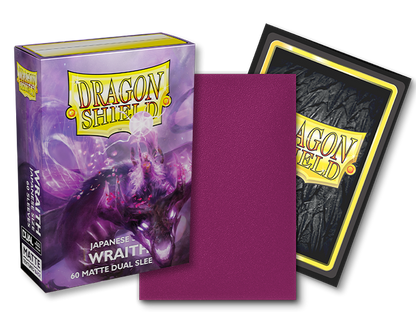 Dragon Shield Japanese Dual Matte Sleeves Wraith 60CT