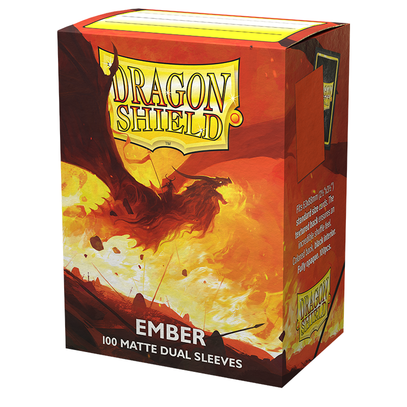 Dragon Shield Dual Matte Sleeves Ember 100CT