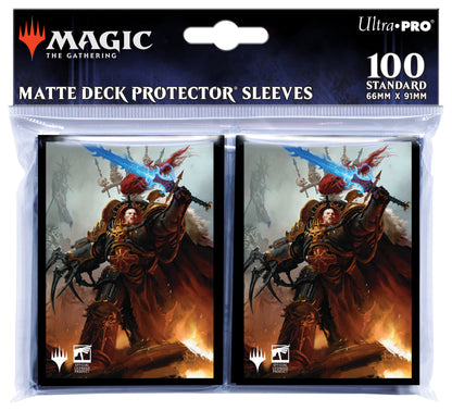 UP Warhammer 40K Commander Abaddon Sleeves 100CT