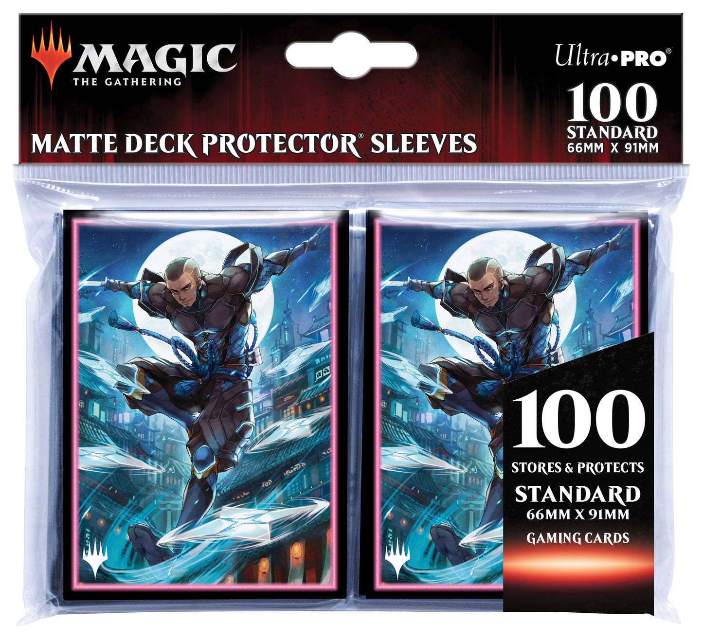 UP Kamigawa Neon Dynasty Kaito Shizuki Sleeves 100CT