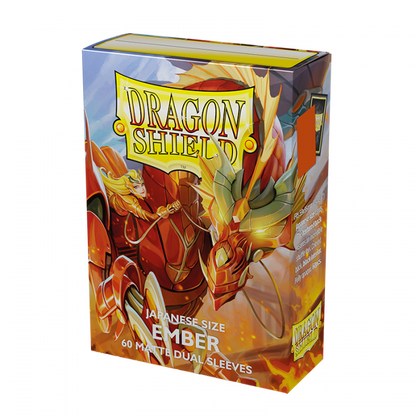 Dragon Shield Japanese Dual Matte Sleeves Ember 60CT