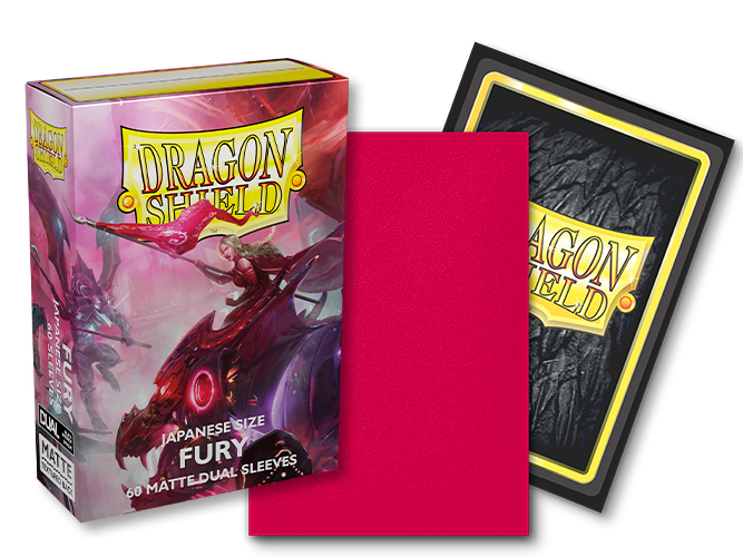 Dragon Shield Japanese Dual Matte Sleeves Fury 60CT