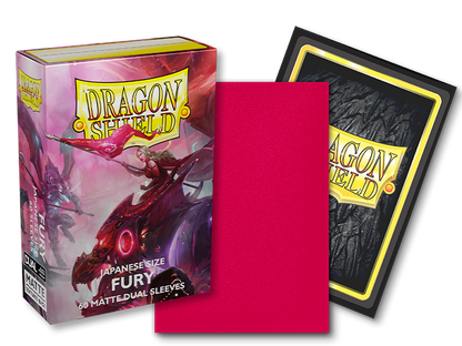 Dragon Shield Japanese Dual Matte Sleeves Fury 60CT