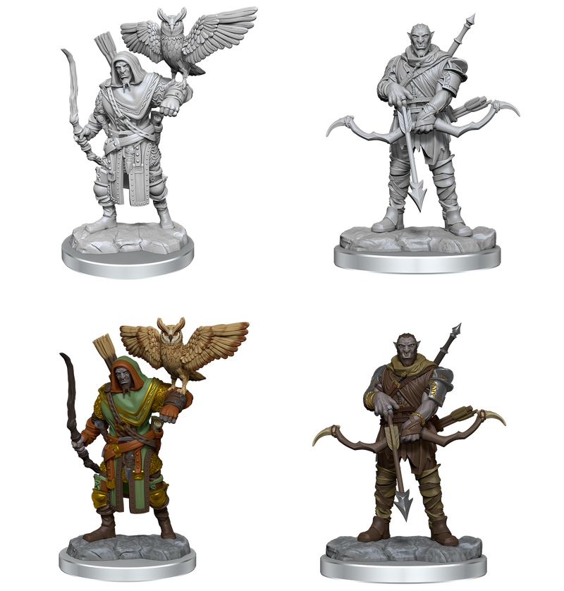 D&D Unpainted - Orc Rangers Male