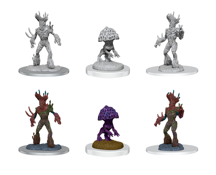 D&D Unpainted - Myconid Sovereign & Sprouts