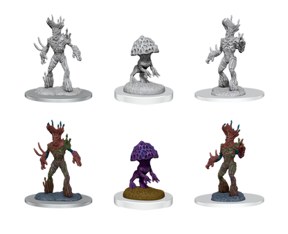 D&D Unpainted - Myconid Sovereign & Sprouts