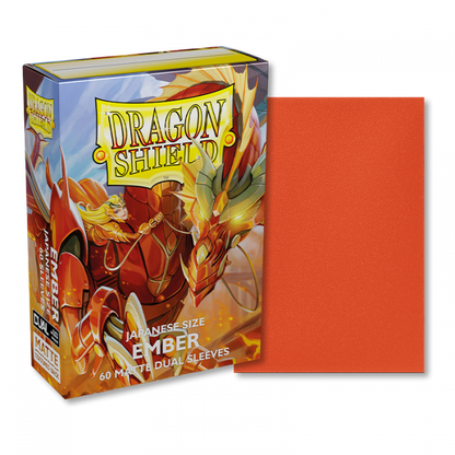 Dragon Shield Japanese Dual Matte Sleeves Ember 60CT