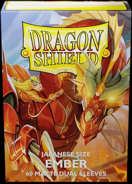 Dragon Shield Japanese Dual Matte Sleeves Ember 60CT