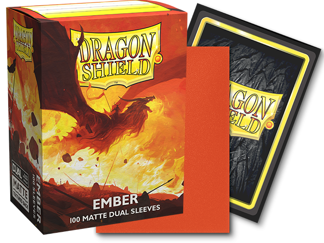 Dragon Shield Dual Matte Sleeves Ember 100CT