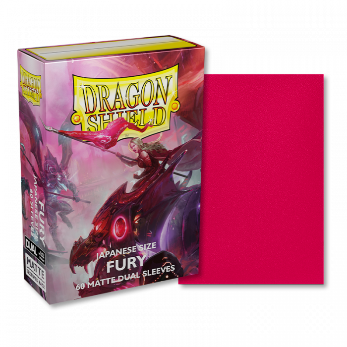 Dragon Shield Japanese Dual Matte Sleeves Fury 60CT