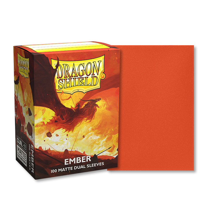 Dragon Shield Dual Matte Sleeves Ember 100CT