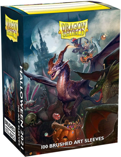 Dragon Shield Brushed Art Sleeves Halloween 2021 100CT