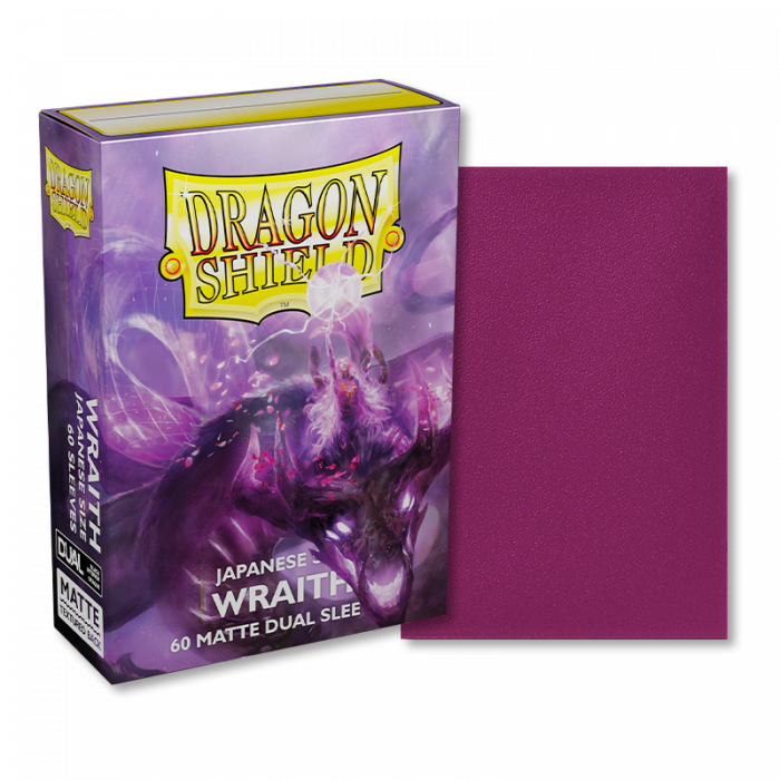 Dragon Shield Japanese Dual Matte Sleeves Wraith 60CT