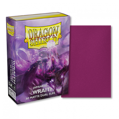 Dragon Shield Japanese Dual Matte Sleeves Wraith 60CT