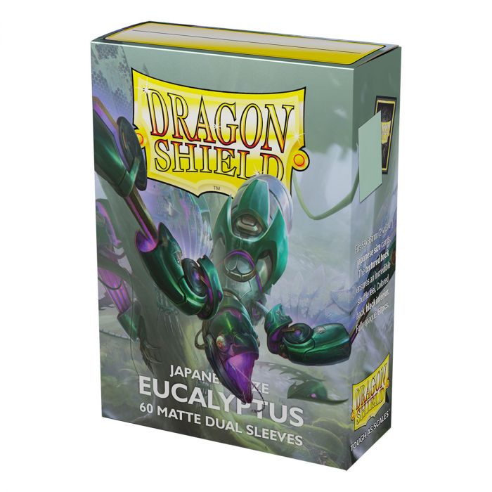 Dragon Shield Japanese Dual Matte Sleeves Eucalyptus 60CT