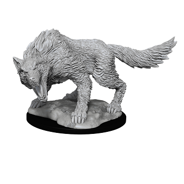 D&D Unpainted - Winter Wolf