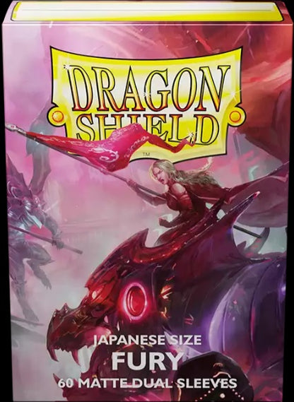 Dragon Shield Japanese Dual Matte Sleeves Fury 60CT