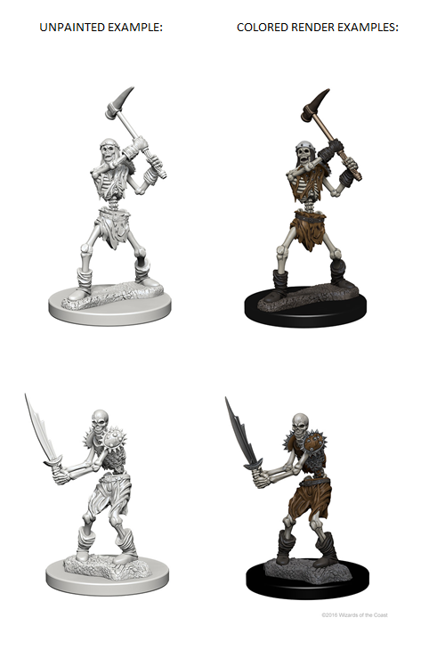 D&D Unpainted - Skeletons