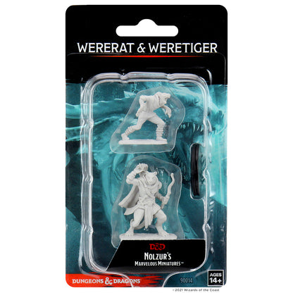 D&D Unpainted - Wererat & Weretiger