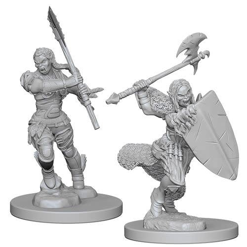 D&D Unpainted - Half-Orc Barbarian Female PF