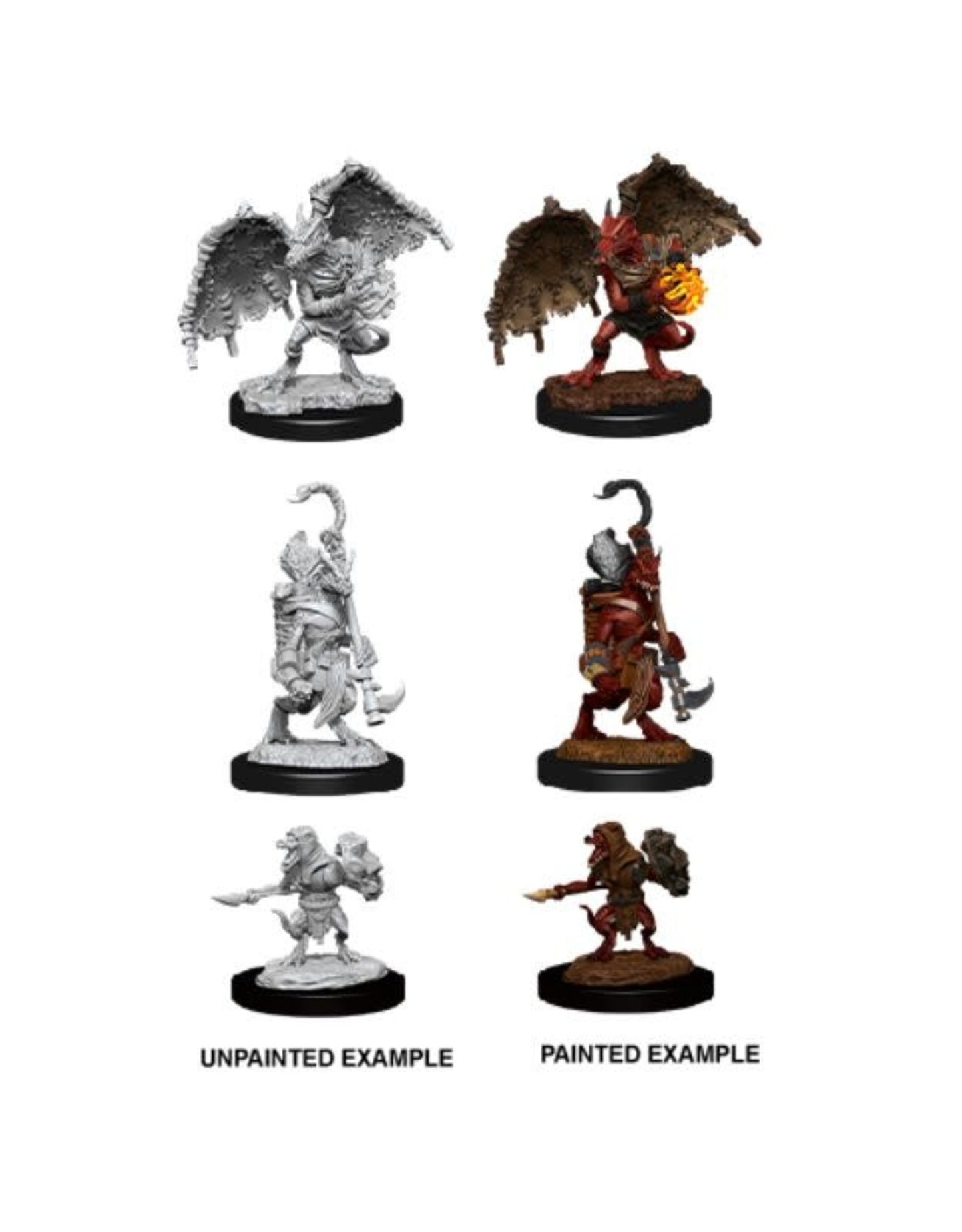 D&D Unpainted - Kobold Inventor, Dragonshield & Sorcerer