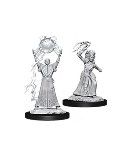 D&D Unpainted - Drow Mage & Drow Priestess