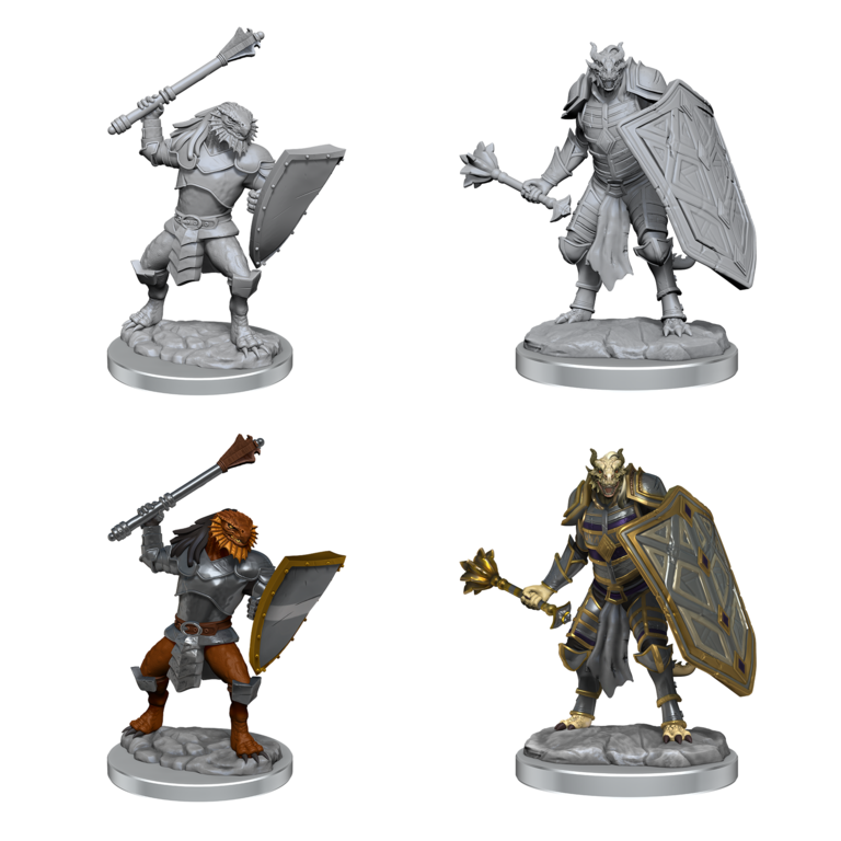 D&D Unpainted - Dragonborn Clerics