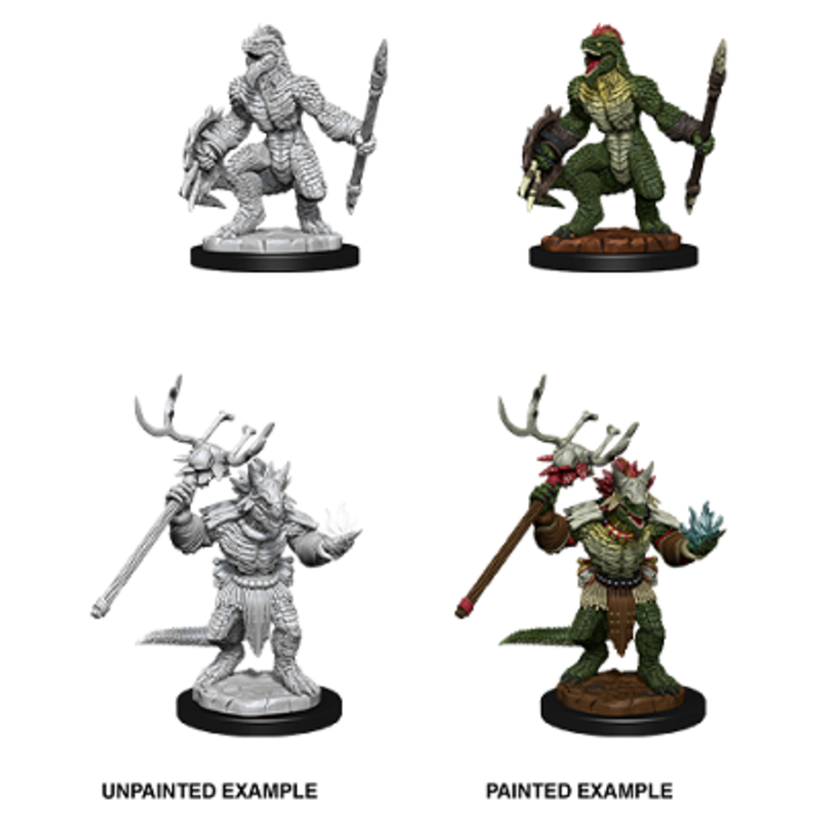 D&D Unpainted - Lizardfolk & Lizardfolk Shaman