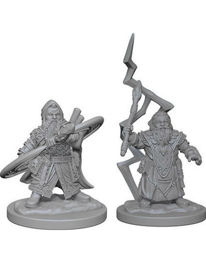 D&D Unpainted - Dwarf Sorcerer Male PF