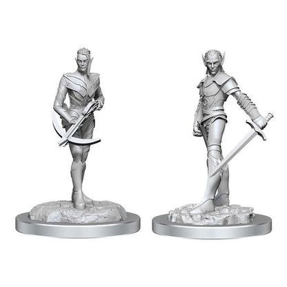 D&D Unpainted - Drow Fighters