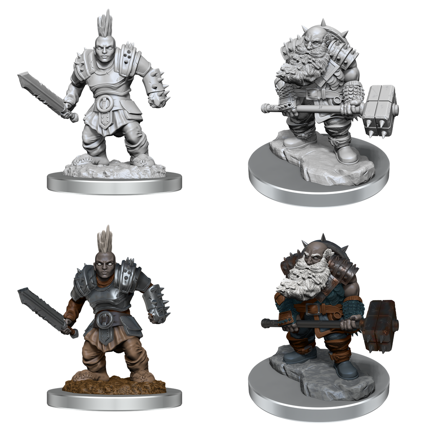 D&D Unpainted - Duergar Fighters