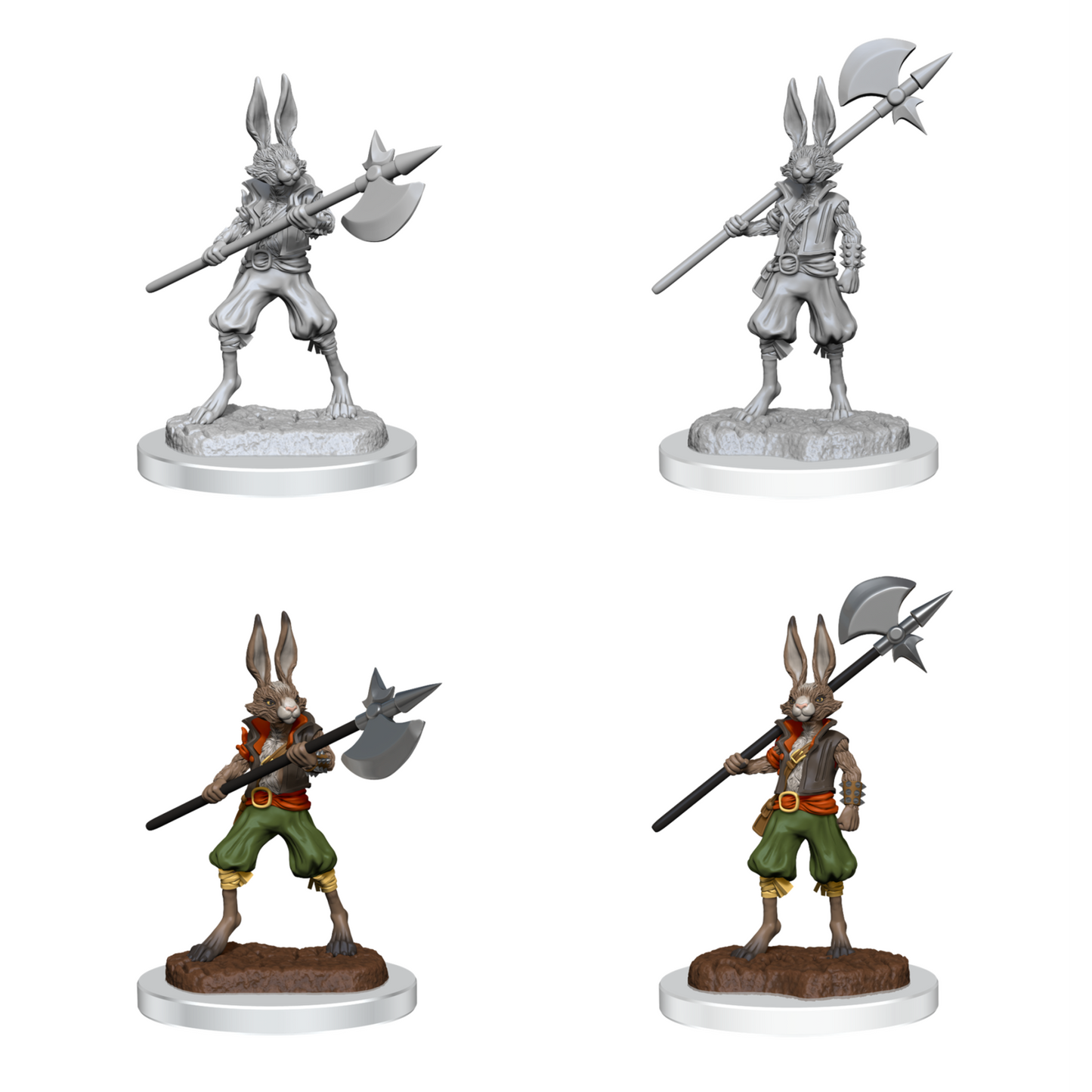 D&D Unpainted - Harengon Brigands